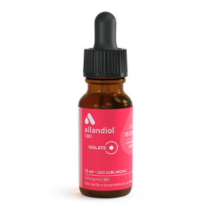 Allandiol CBD Isolate 15ml - 1800mg - O dobro de CBD por ML (médicos)