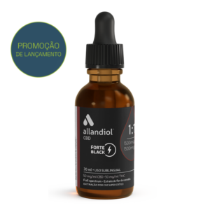 Allandiol Forte Black 1:1 30ml CBD 1500mg: THC 1500mg